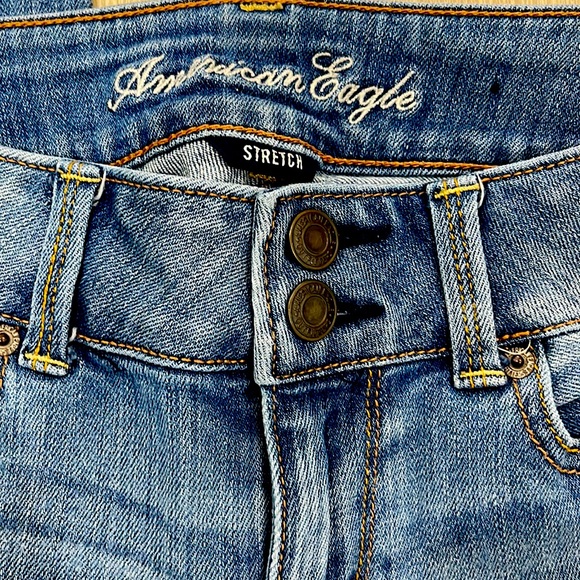 American Eagle Outfitters Jeans Size 4 Artist Stretch Blue in Color - Picture 5 of 6